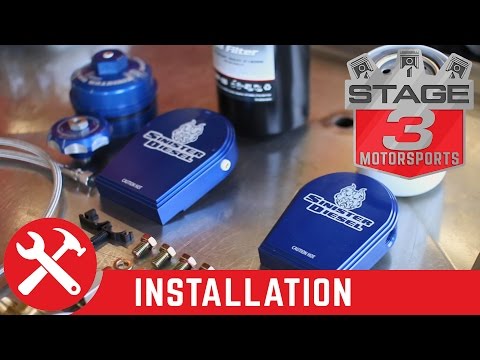 2003-2007 F-250 & F-350 6.0L Sinister Diesel Oil and Coolant Filtration System Install