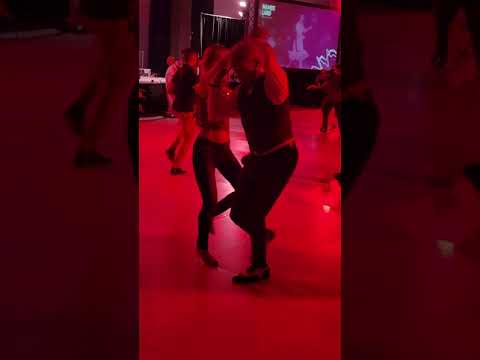 Alberto Valdes and Lusya social dancing at Mamboland Montréal 2023