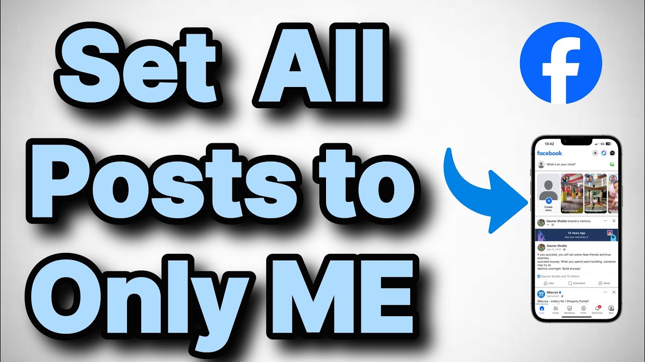 How to Set All Posts to Only Me on Facebook