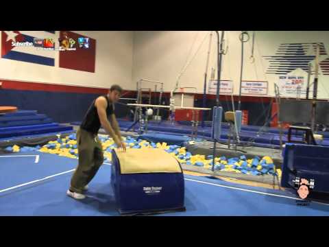 Learn How to do a Front Flip- Front Flip Tutorial gymnastics skill