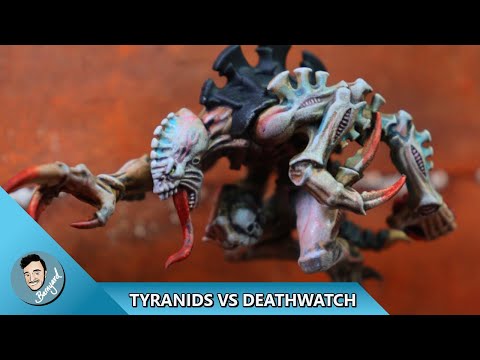 TYRANIDS VS DEATHWATCH WARHAMMER BATTLE REPORT