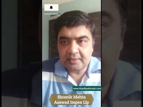 Shrenik Mehta from Aaswad Impex Llp Speaking on Covid 19