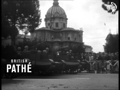 Military Parade In Rome (1949)