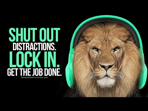 If You Want To Succeed You Must Shut Out The Distractions! Motivational Speech