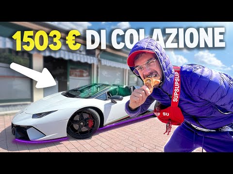 SPENDO 1503 EURO PER UNA COLAZIONE