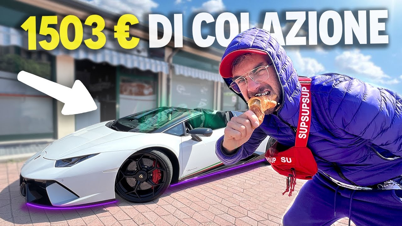 SPENDO 1503 EURO PER UNA COLAZIONE