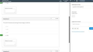 Canvas view quiz submissions