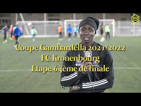 FC Kronenbourg U18 | Coupe Gambardella | 64ème de finale | Résumé de la semaine