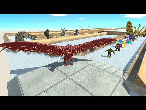 NEW UPDATE | RODAN DEATH RUN ATTACK - Animal Revolt Battle Simulator