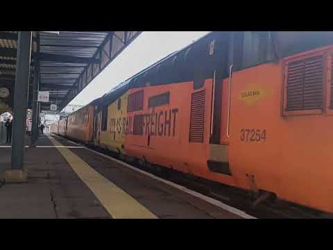 1Q86 37254 "Cardiff Canton" + 37057 "Barbara Arbon" at Lincoln Central 31/01/2026 - Tone and Thrash