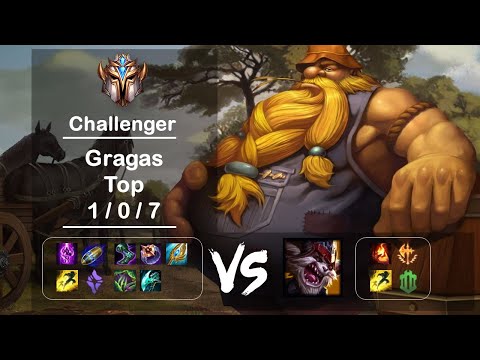 Top Gragas vs Kled KR Challenger Patch 12.11