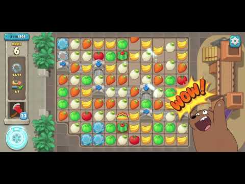 We Bare Bears Match3 Repairs Level 1505 - No Boosters