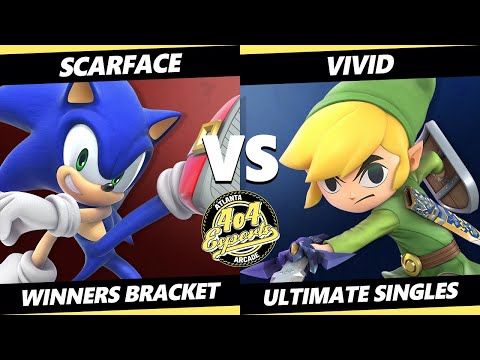 4o4 Smash Night 51 - Scarface (Sonic) Vs. Vivid (Toon Link) SSBU Ultimate Tournament
