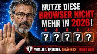 Hör auf, diese Browser 2026 zu benutzen!