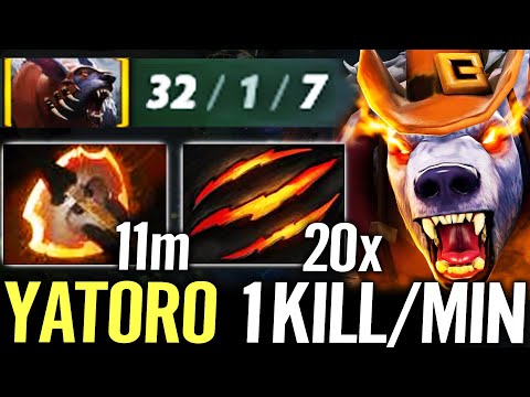 🔥 YATORO Ursa 1KILL PER MIN — 11min FURY Fastest Farm Gank WTF Aggressive Carry Dota 2 Pro