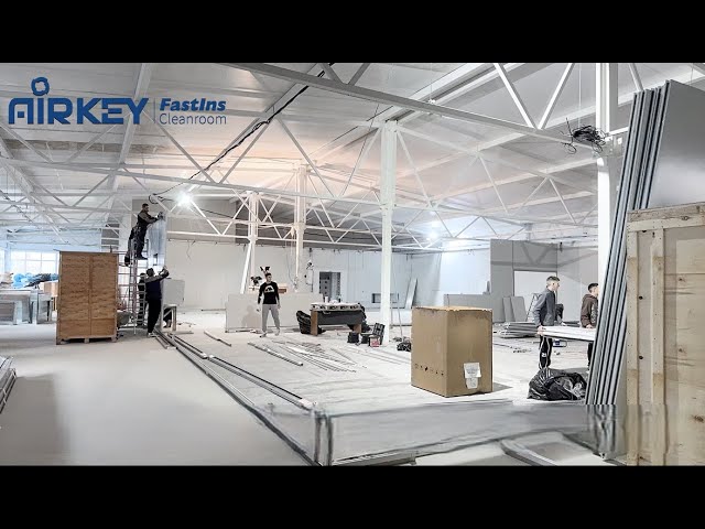 How To Build 352SQM Modular Cleanroom In 15 Days