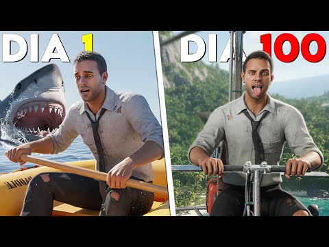 Sobrevivi 100 DIAS no Stranded DEEP! 🏝️ (MODO HARCORE)