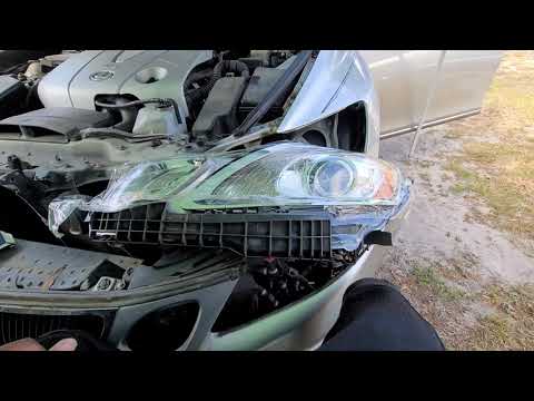07 LEXUS GS 350 new headlights installed