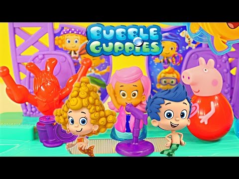 Bubble Guppies Rock & Roll Stage Nickelodeon Toys Peppa Pig Music Songs Fisher Price
