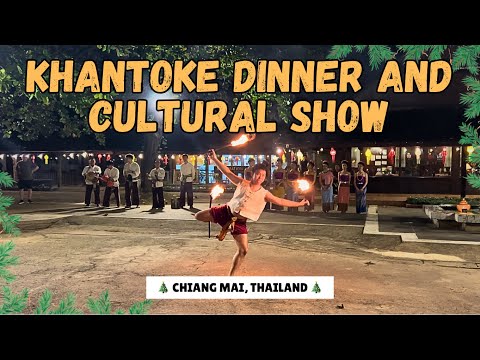 KHANTOKE DINNER AND CULTURAL SHOW IN CHIANG MAI THAILAND 🇹🇭 | VLOGMAS 2024