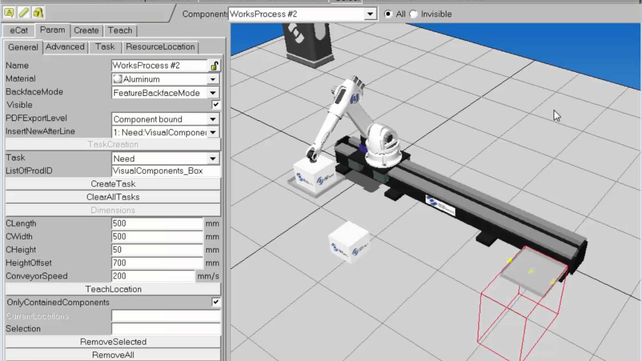Control Robots attached to External Axes using Works Library