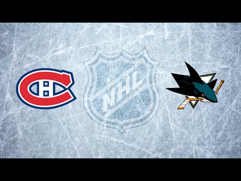 NHL San Jose Sharks vs Montreal Canadiens / Oct.19, 2021/Goals only