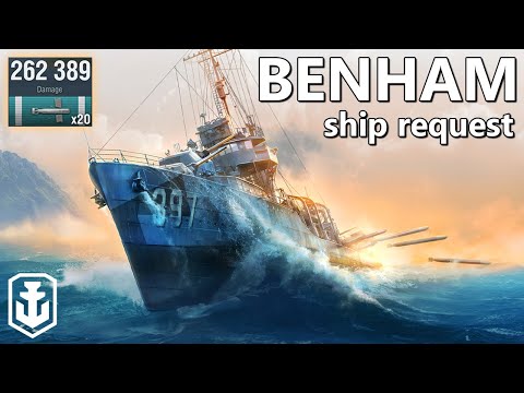Incredible Torp DPM - Benham Ship Request (World of Warships)