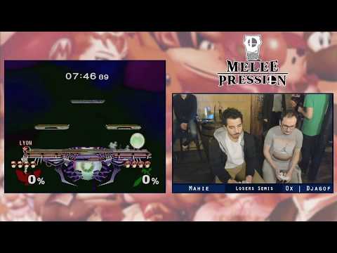 Super Melee Pression #9 - Mahie (Marth) vs. 0x | Djagof (C. Falcon) - Losers Semis