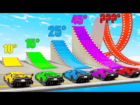 Which ramps gives you the longest jump in GTA 5?