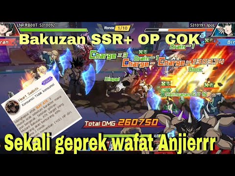 Live clash pakai bakuzan SSR+ one puch man the strongest