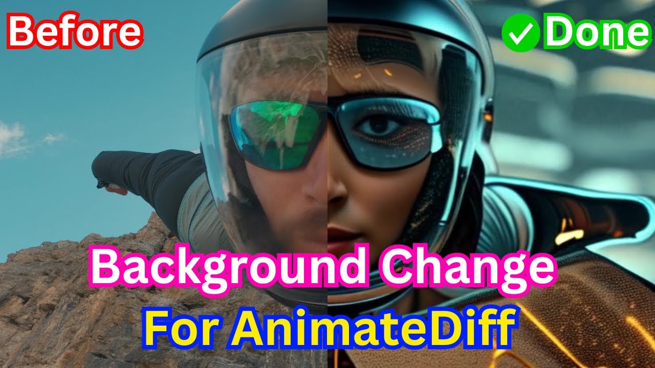 Stable Diffusion Animation ComfyUI Workflow Update With Background Change Using IPAdapter