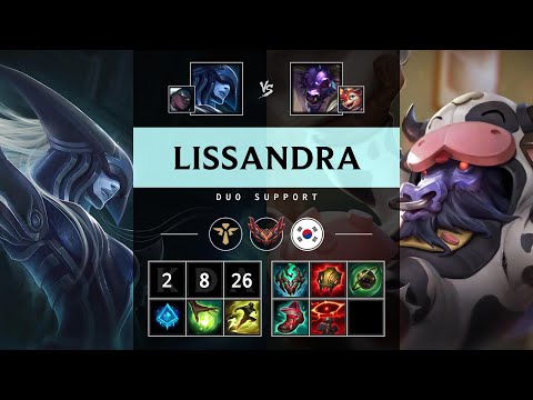 Lissandra Support vs Alistar - KR Grandmaster Patch 25.14