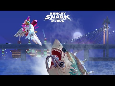 Veteran Shark ! Eats Huge Gem Fish! South China - Hungry Shark World