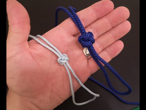 Single Strand Diamond knot