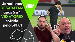 ‘O São Paulo vai perder o título? Parabéns, que vergonha!’ Veja desabafo após 5 a 1 do Inter