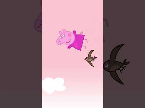 Peppa Flies like a Bird! #shorts #peppapig