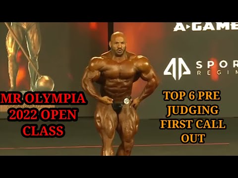 Mr. Olympia 2022 First Call Out Top 6 Pre Judging Open Class Wrapped Up.