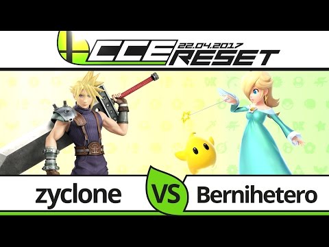 CCE RESET Top 6 Losers - TCL zyclone (Cloud) vs Bernihetero (Rosalina) - Smash 4