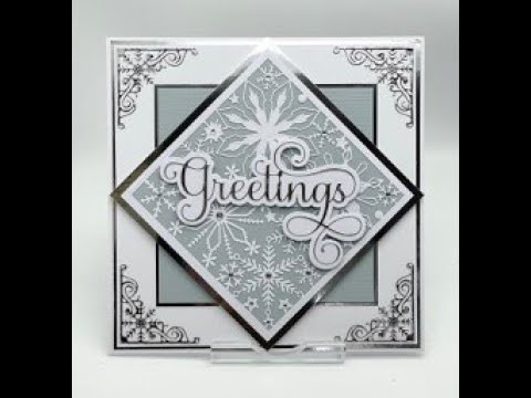 Creative Expressions Snowflake background