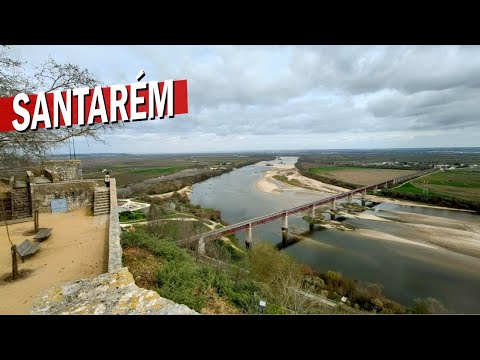 Ribatejo 🇵🇹 Walk - Tagus River Valley Viewpoint, Santarém City Centre
