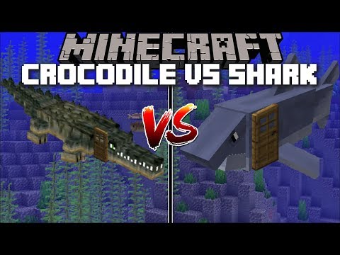 MC Naveed - Minecraft - Minecraft CROCODILE HOUSE VS SHARK HOUSE MOD / FIND OUT WHICH AQUATIC HOUSE IS BEST !! Minecraft