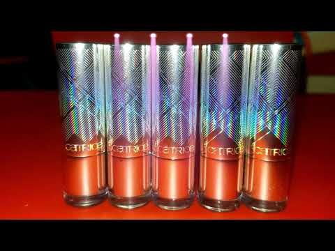 Catrice Prisma Chrome Lipstick Swatches