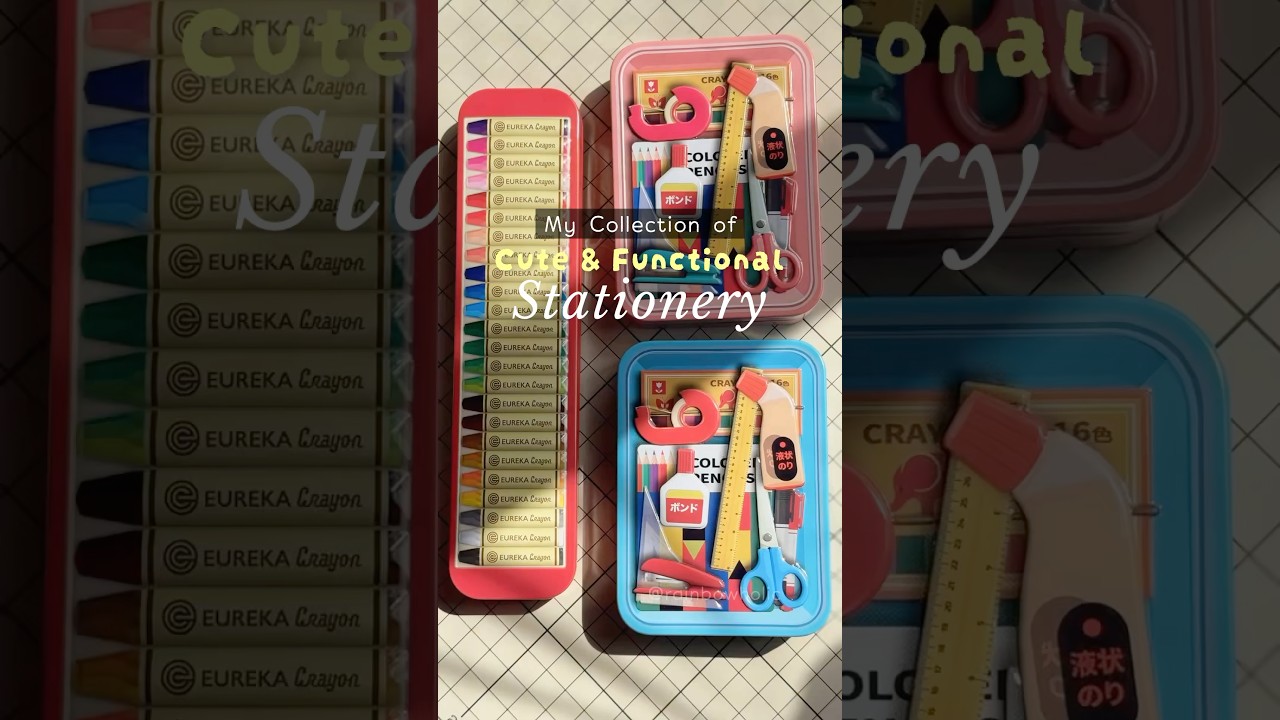 My Stationery Collection (cute & functional items 🖍️) #文房具 #stationerylover