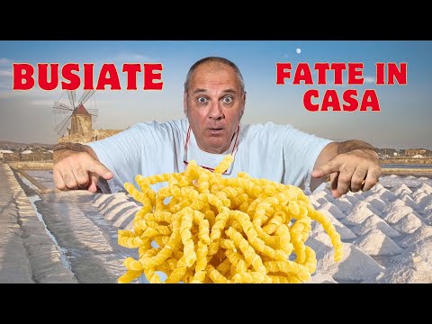 Busiate fatte in Casa all'Antica con Pesto Alla trapanese