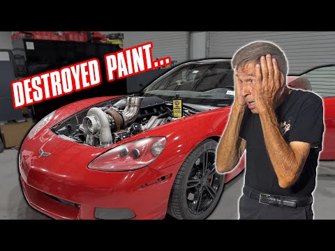 This Corvette's Paint Was DESTROYED... Can It Be Saved?