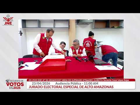 EN VIVO 23/04/2026 11:00 AM AUDIENCIA PUBLICA