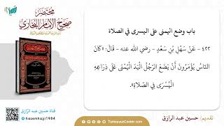 صورة التعليق على مختصر البخاري (٨) من حديث ٤٢١-٤٥٦،حسين عبد الرازق