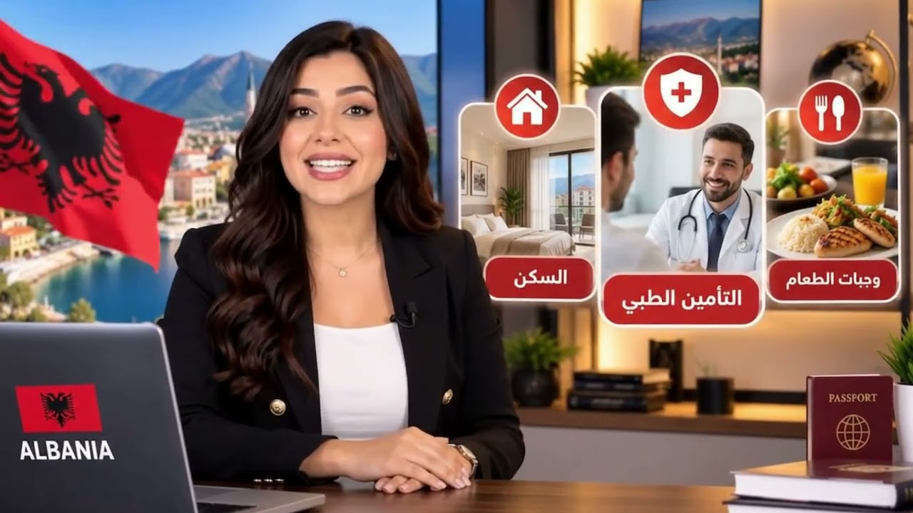 عقود عمل حصرية برواتب ممتازة وسكن في دولة البانيا في اوروبا والتأشيرة سهلة و?
