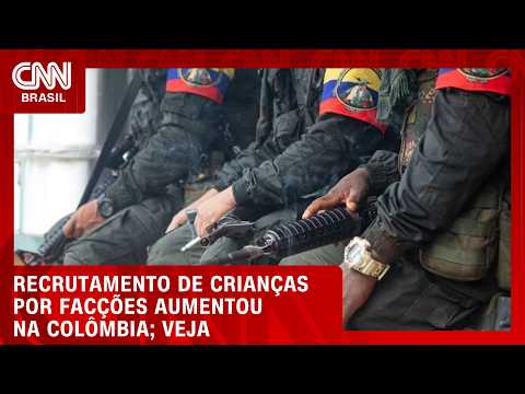 Grupos armados colombianos recrutaram mais de 1.500 crianças desde 2021, aponta relatório | CNN 360