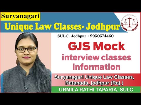 GJS Mock interview classes information